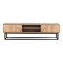 Hanah Home Belinda 140 Soporte para TV Negro y Pino